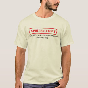 Camiseta Nenhum Arrebatamento Pré-Tribulação