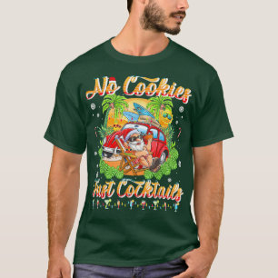 Camiseta Nenhum Biscoito Apenas Coquetel Natal Em Julho Fof