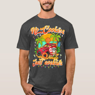 Camiseta Nenhum Biscoito Apenas Coquetel Natal Em Papais no