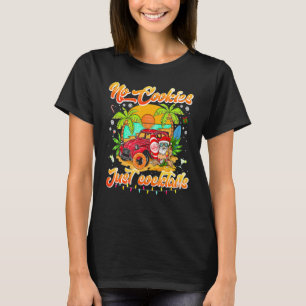 Camiseta Nenhum Biscoito Apenas Coquetel Natal Em Papais no