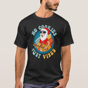 Camiseta Nenhum Biscoito Apenas Vibrações Hippie Guitarra P
