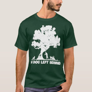 Camiseta Nenhum Cachorro Deixado Para Trás do Salvamento d