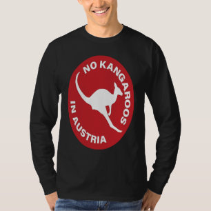 Camiseta Nenhum Canguru na Áustria Austrália Divertida