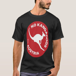 Camiseta Nenhum Canguru na Áustria  Austrália Divertida