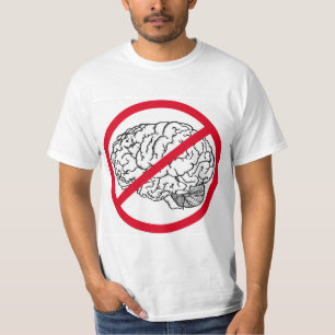Camiseta Nenhum cérebro