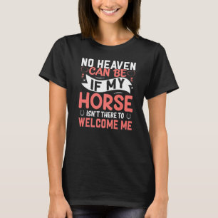 Camiseta Nenhum Céu Pode Ser Se Meu Cavalo - Equestrianos C
