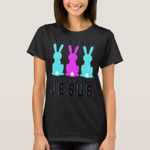 Camiseta Nenhum Coelhinho Me Ama Como Jesus Cristo Engraçad