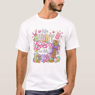 Camiseta Nenhum Coelho Me Ama Como Jesus Páscoa Crianças Cr