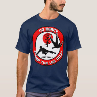 Camiseta NENHUM COMPAIXÃO INICIAR A PERNA DOJO Emblem Ver2