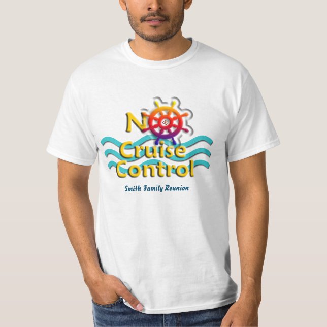 Camiseta Nenhum cruise control - t-shirt customizável do (Frente)