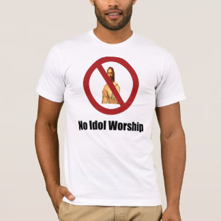 Camiseta nenhum culto de ídolo jesus