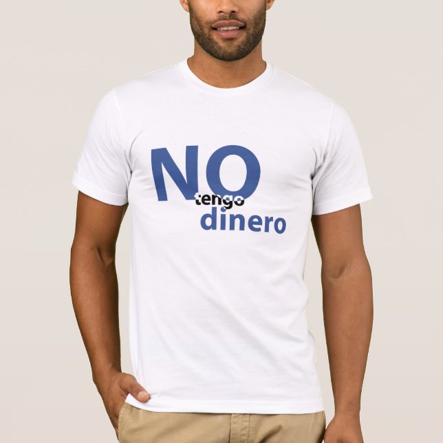 Camiseta nenhum dinheiro (Frente)