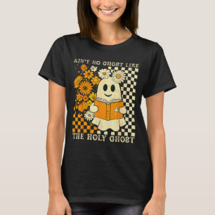 Camiseta Nenhum Fantasma Como Fantasma Floral Cristão Fanta