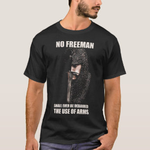 Camiseta NENHUM FREEMAN - CAVALEIRO - t-shirt das CITAÇÕE