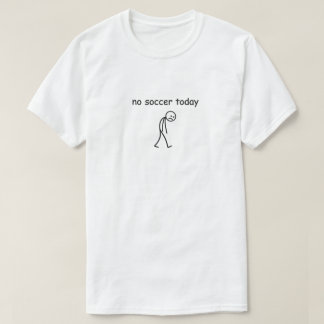 Camiseta Nenhum Futebol Hoje Boneco de Palito