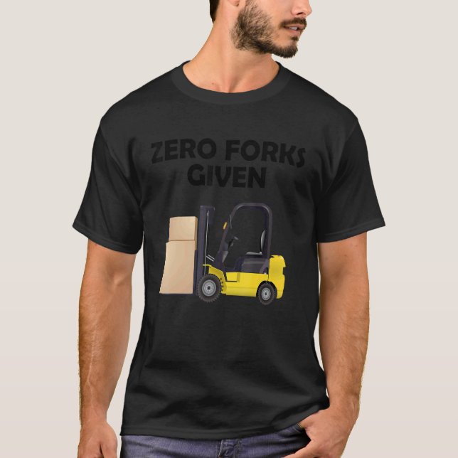 Camiseta Nenhum garfo dado (Frente)