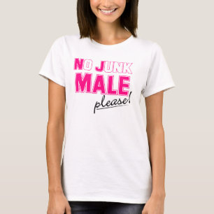 Camiseta Nenhum HOMEM da sucata por favor!