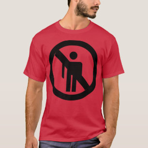 Camiseta Nenhum homem - Símbolo feminista feminista - Prese