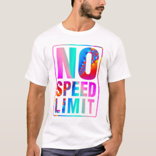 Camiseta Nenhum limite de velocidade (11) com arte do