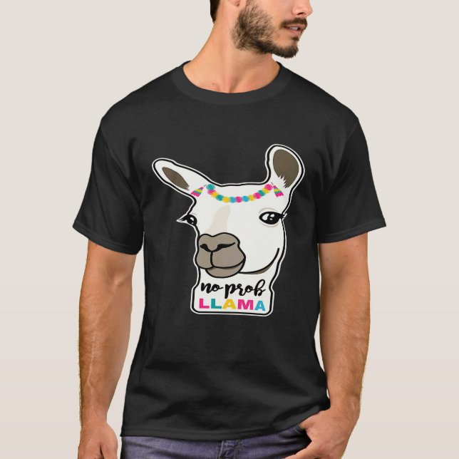 Camiseta Nenhum Llama Plob (Frente)