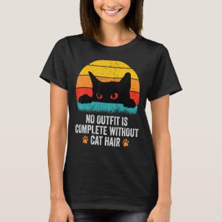 Camiseta Nenhum Look Está Completo Sem Cabelo de Gato Diver