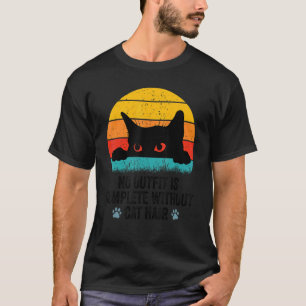 Camiseta Nenhum Look Está Completo Sem Cabelo de Gato Ret