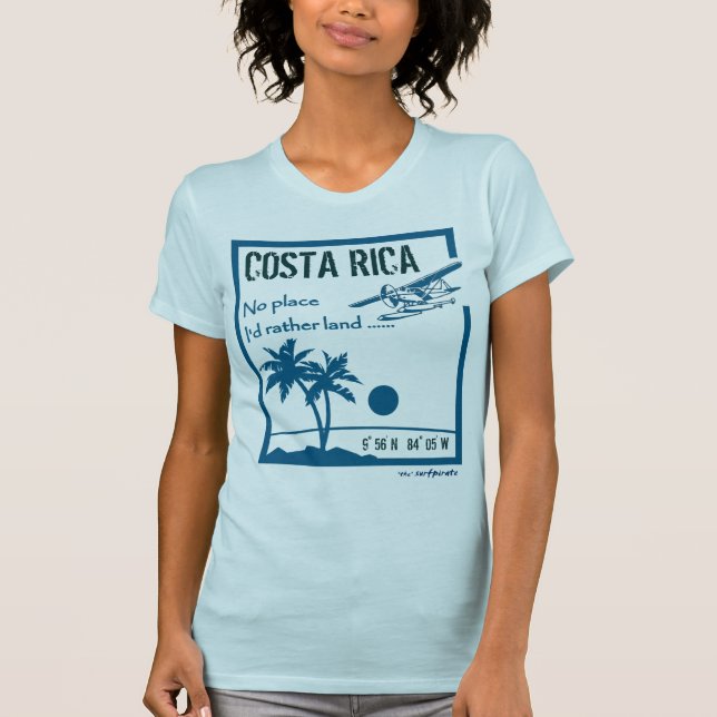 Camiseta Nenhum lugar… Costa Rica (Frente)