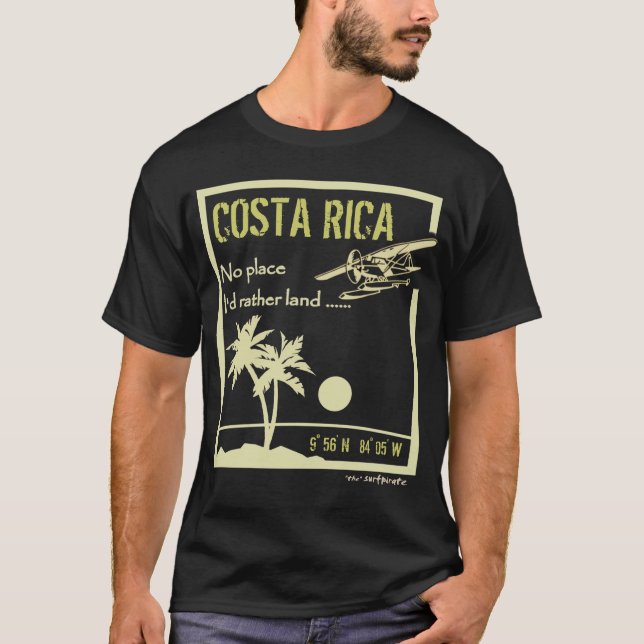 Camiseta Nenhum lugar… Costa Rica (Frente)