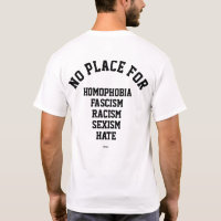 Nenhum lugar para o t-shirt do ódio