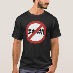 Camiseta Nenhum maldizer permitido, sinal, Virgínia, E.U.