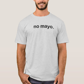 Camiseta Nenhum Mayo