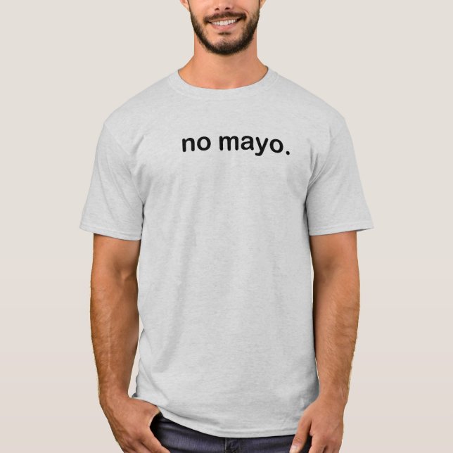 Camiseta Nenhum Mayo (Frente)