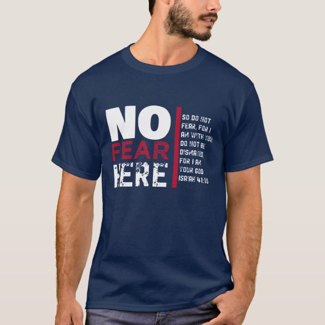 Camiseta Nenhum medo aqui (Frente)