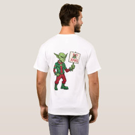 Camiseta Nenhum Natal – Estilo Alien Rebelde
