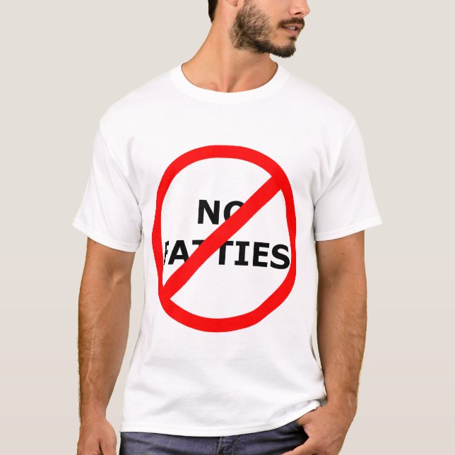 Camiseta Nenhum nenhum Fatties! (Frente)