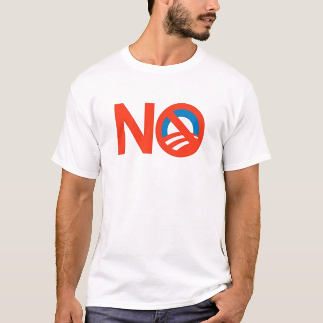 Camiseta NENHUM Obama (Frente)
