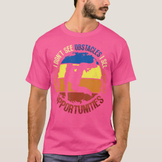 Camiseta Nenhum Obstáculo Eu Vejo Oportunidades Freerunning