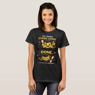 Camiseta Nenhum Outro Exame Já Mais Design Divertido de For