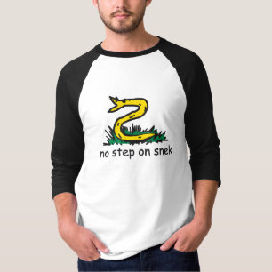 Camiseta Nenhum passo na paródia de snek Gadsden SnekRight