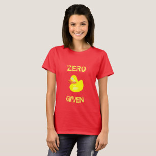 Camiseta Nenhum Pato Engraçado Dado