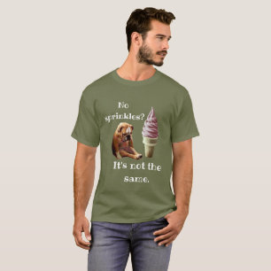 Camiseta "Nenhum polvilha? Não é o mesmo" buldogue inglê