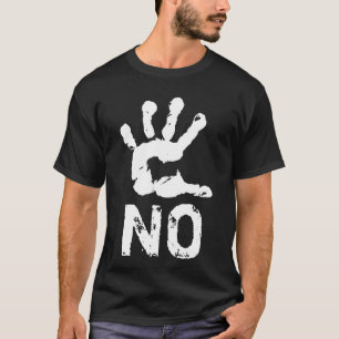 Camiseta NENHUM preto elegante e personalizável engraçado
