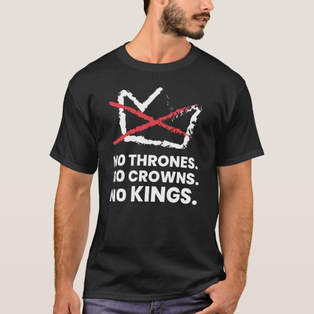 CAMISETA NENHUM PROTESTO AO REI (Frente)