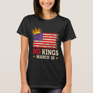 Camiseta Nenhum rei marcha 28 2026 nenhum dia de reis bande