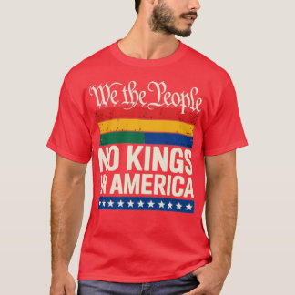 Camiseta Nenhum Rei Na América Nós O Povo Político