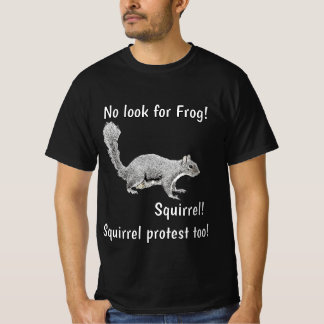 Camiseta Nenhum Sapo! Protesto do Esquilo v2