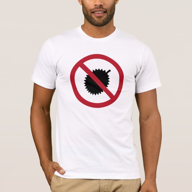 Camiseta Nenhum sinal dos Durians (1), Singapore (Frente)