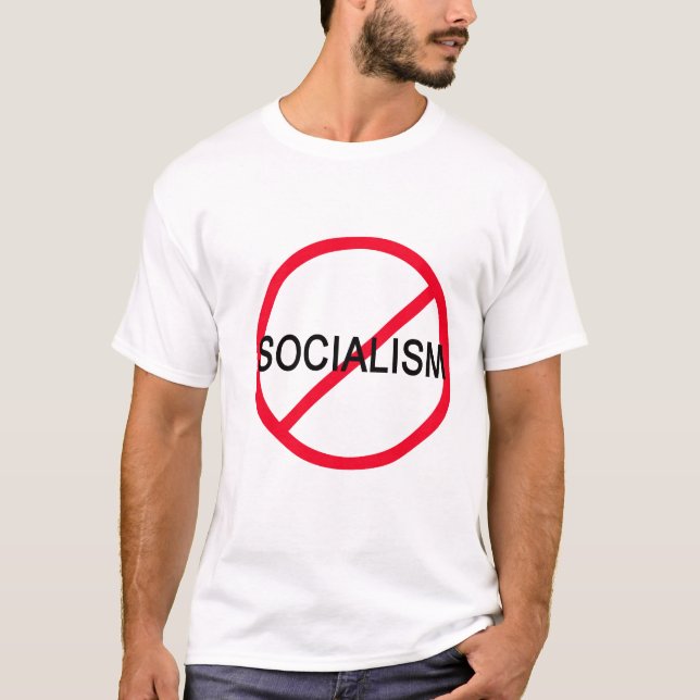 CAMISETA NENHUM SOCIALISMO (Frente)