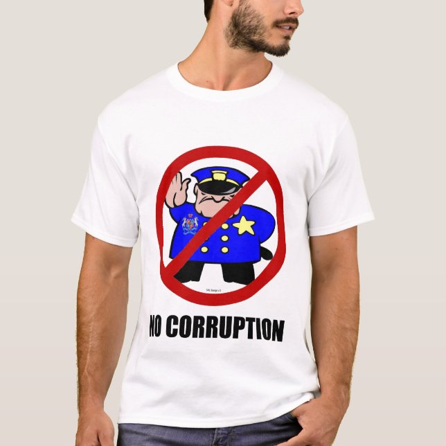 CAMISETA NENHUM T DA CORRUPÇÃO (Frente)