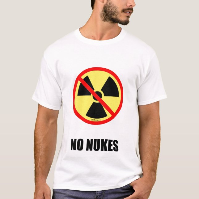 CAMISETA NENHUM T DAS ARMAS NUCLEARES (Frente)